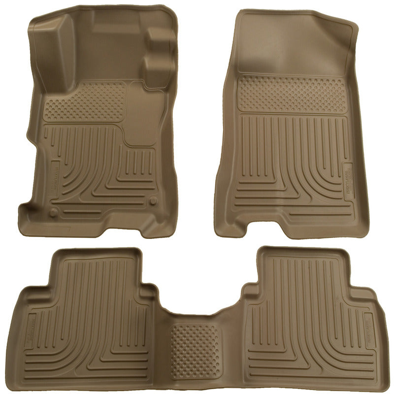 Husky Liners 06-11 Honda Civic (4DR) WeatherBeater Combo Tan Floor Liners