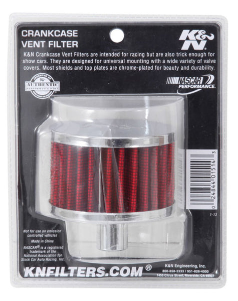 K&N Filter 3/4in Vent 3in Diameter 2in Height