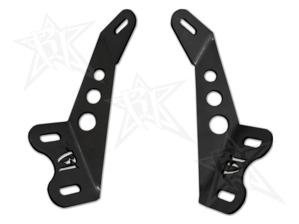 Rigid Industries Jeep JK - 20in E/SR-Series Bar Hood Mount Kit