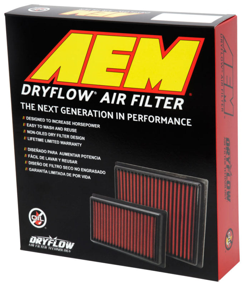 AEM 91-05 Chevrolet/GMC S10/S15 11.313in O/S L x 6in O/S W x 1.313in H DryFlow Air Filter