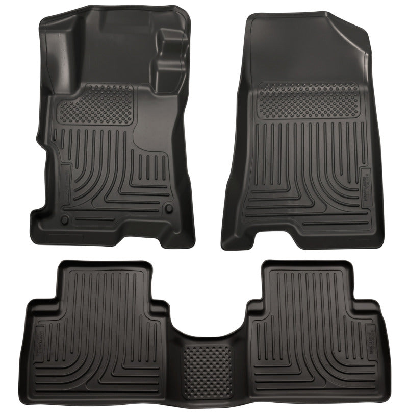 Husky Liners 11-12 Hyundai Sonata WeatherBeater Combo Black Floor Liners