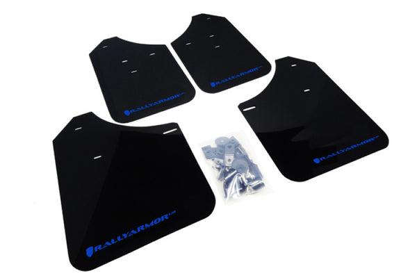 Rally Armor 02-07 Subaru WRX/STI/RS/2.5i (wagons req mod) UR Black Mud Flap w/ Blue Logo