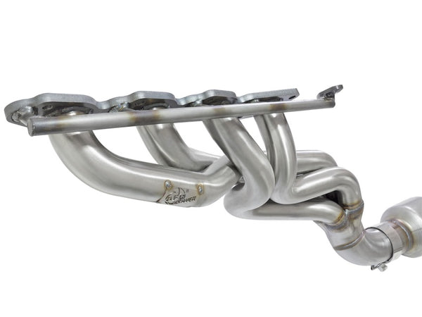 aFe Twisted Steel Headers & Y-Pipe (Street) Stainless Steel 10-16 Toyota Tundra V8 5.7L