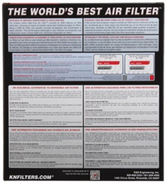 K&N Replacement Air Filter CHEVROLET CRUZE 1.8L L4