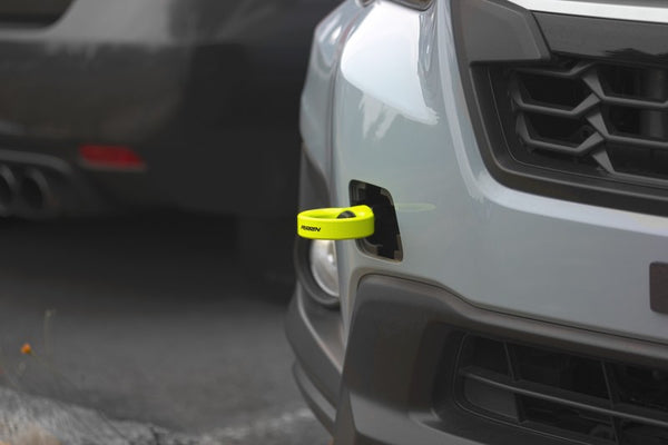 Perrin Tow Hook Kit - Front 13-18 Subaru Forester - Neon Yellow