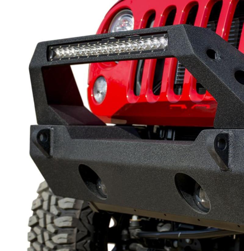 DV8 Offroad 07-18 Jeep Wrangler JK/JL Front Stubby Bumper