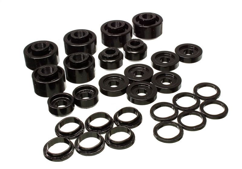 Energy Suspension 99-07 Ford F-250/F-350 SD 2/4WD Crew Cab Body Mount Set - Black