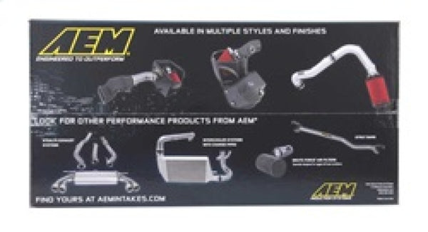 AEM 00-01 2.5RS Polished Short Ram Intake