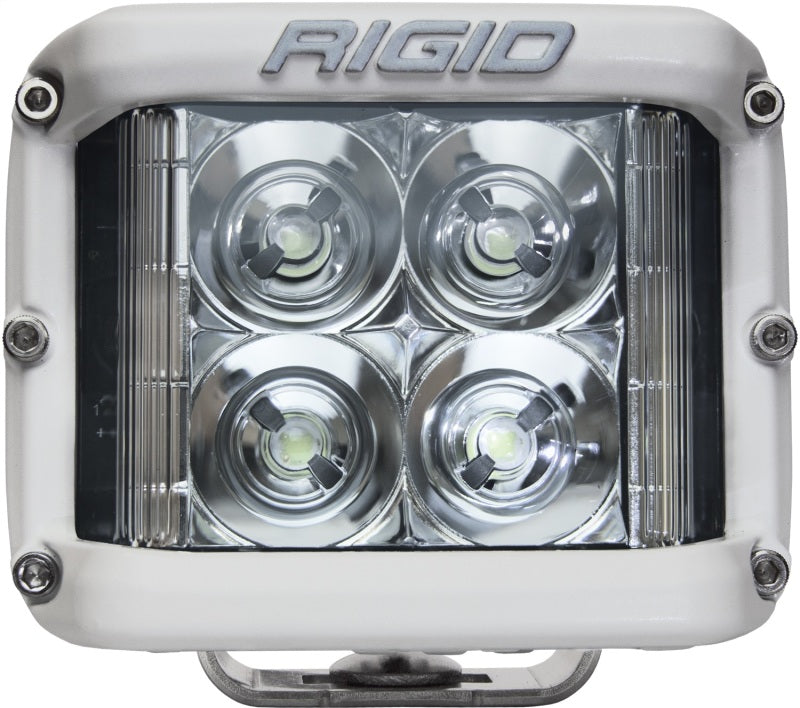 Rigid Industries D-SS - Flood - Single - White Housing