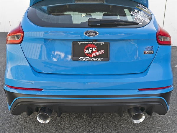 aFe Takeda 3in 304 SS Cat-Back Exhaust w/ Polished Tip 16-18 Ford Focus RS 2.3L (t)