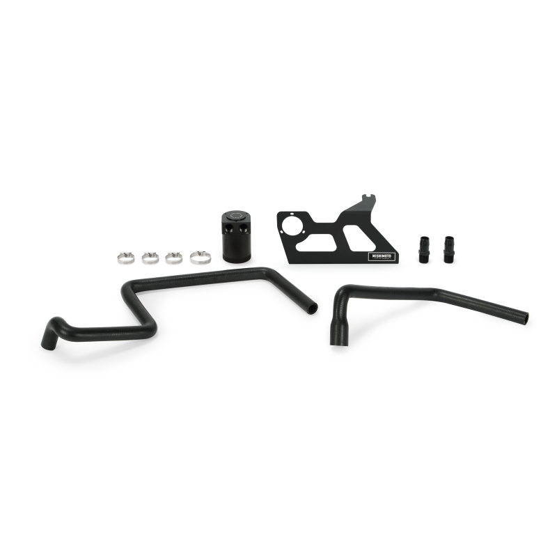 Mishimoto 07-11 Jeep Wrangler JK Baffled Oil Catch Can - Black