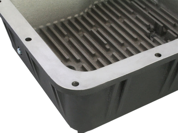 aFe Power Cover Trans Pan Machined Trans Pan GM Diesel Trucks 01-12 V8-6.6L Machined